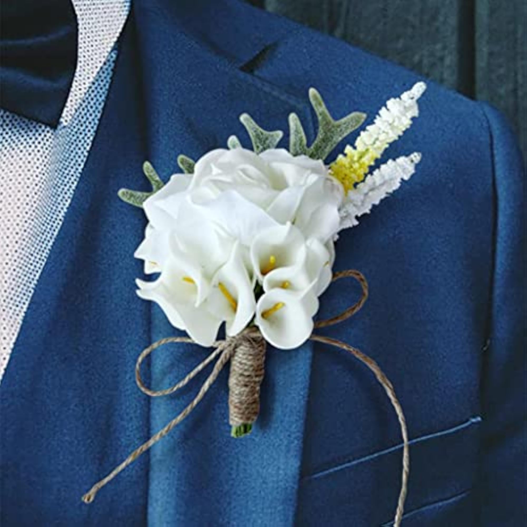 14x Artificial Calla Flower Corsage for Weddings